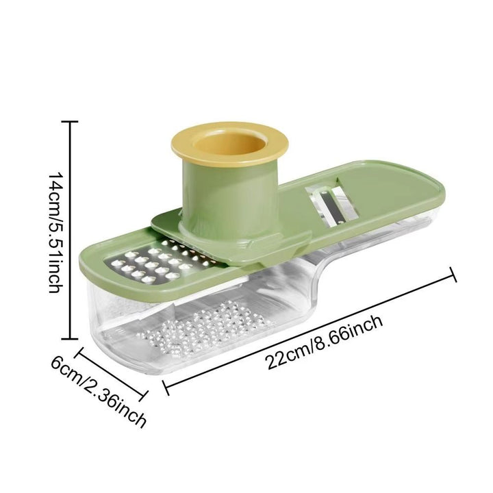 Duarble Adjustable 6 in 1 Veggie Slicer Multifunctional Manual Operation Vegetable Cutter Stainless Steel Julienne Shredder - Eagle 