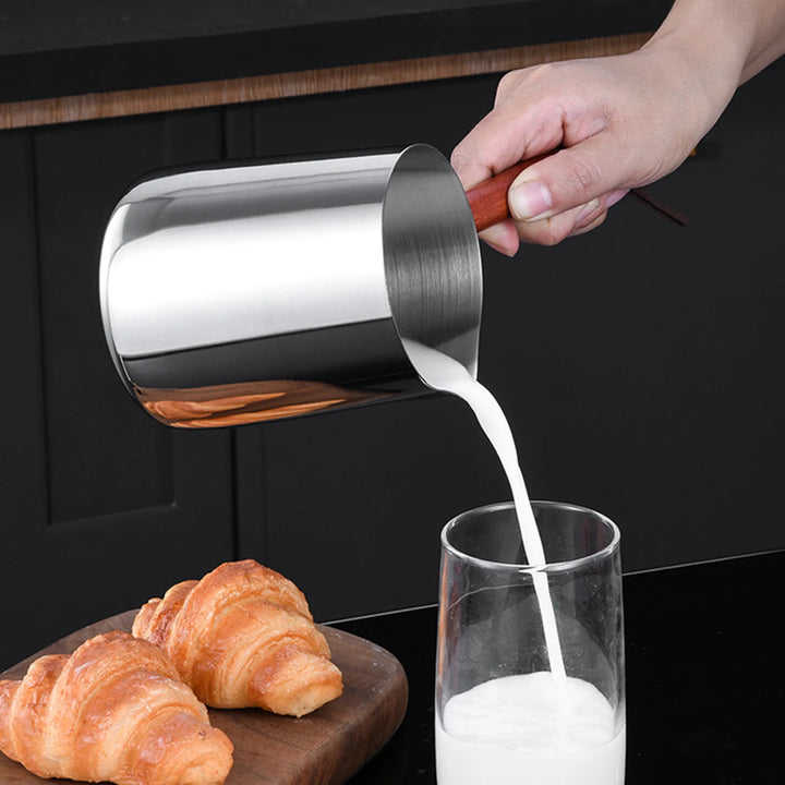 Turkish Coffee Pot Stainless Steel Coffee Maker with Long Handle Long Handle Coffee Moka Pot Kitchen Tools - Eagle 