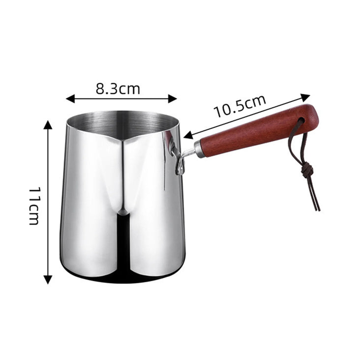 Turkish Coffee Pot Stainless Steel Coffee Maker with Long Handle Long Handle Coffee Moka Pot Kitchen Tools - Eagle 
