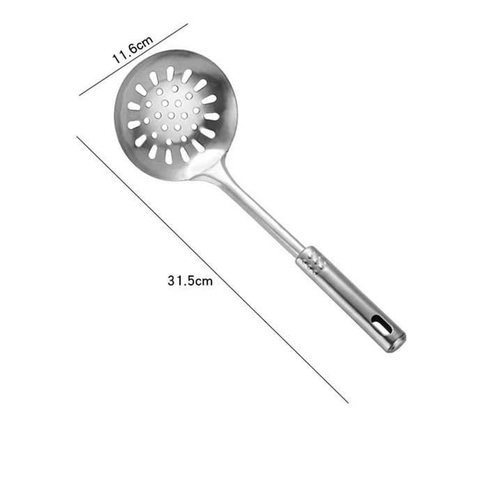 Kitchen Stainless Steel Korean Style Kitchenware Pots Set Cooking Tableware Food Rice Soup Spoon Colander Spatula Accessories - Eagle 