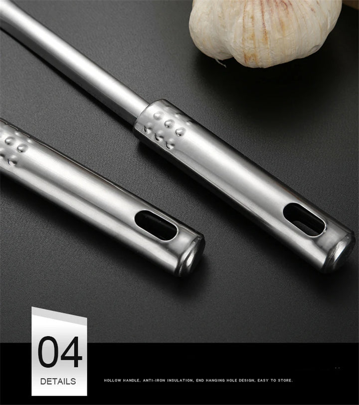 Kitchen Stainless Steel Korean Style Kitchenware Pots Set Cooking Tableware Food Rice Soup Spoon Colander Spatula Accessories - Eagle 