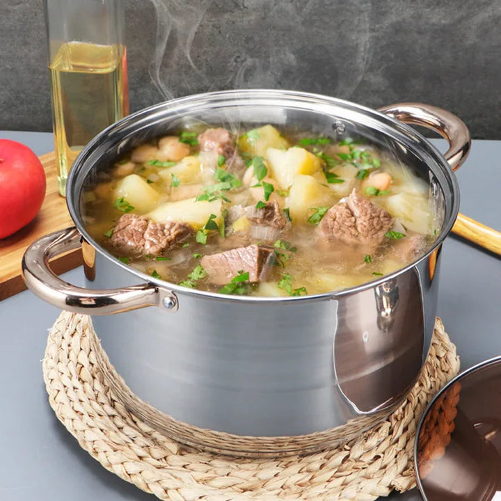 Good Quality Stainless Steel Pans and Pots Luxury Cookware Set Soup Pot and Steel Pot Premium Cookware Set - Eagle 