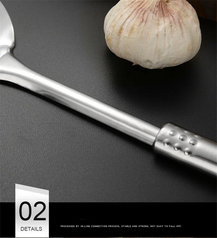 Kitchen Stainless Steel Korean Style Kitchenware Pots Set Cooking Tableware Food Rice Soup Spoon Colander Spatula Accessories - Eagle 