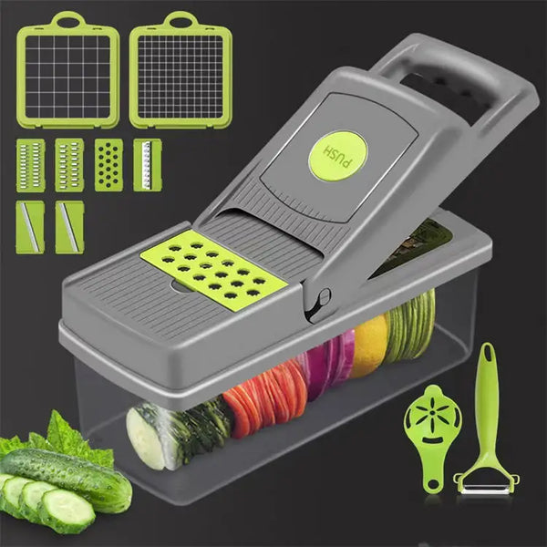Wholesale Stainless Steel Multifunctional Vegetable Slicer Dicer Cutter Kitchen Veggie Chopper - Eagle 