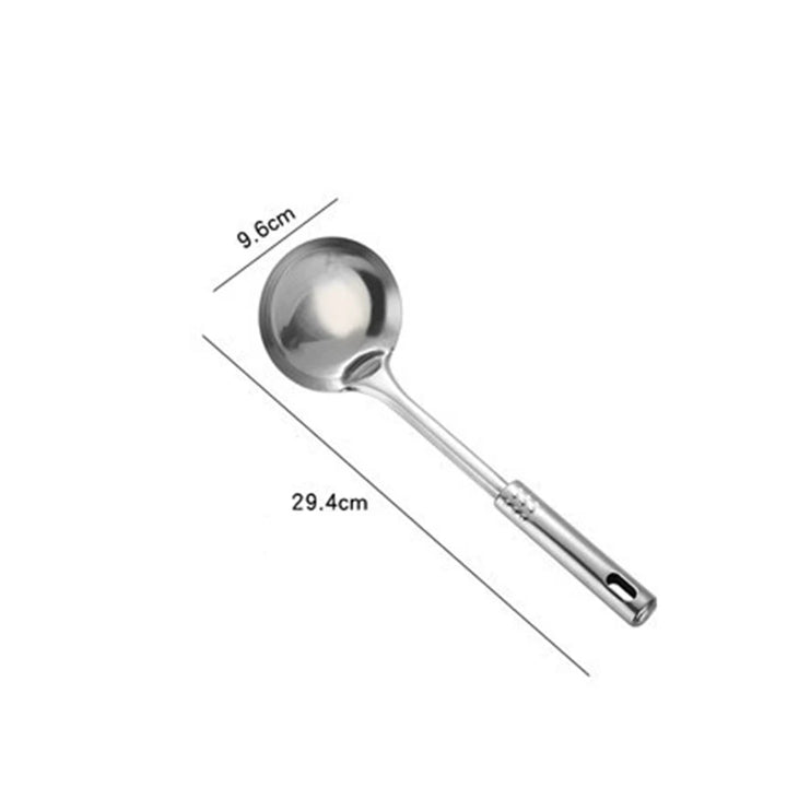 Kitchen Stainless Steel Korean Style Kitchenware Pots Set Cooking Tableware Food Rice Soup Spoon Colander Spatula Accessories - Eagle 