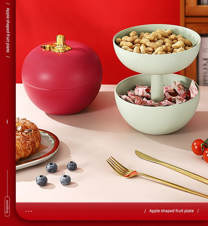 New Year Fruit Plate For Home 2025 New Arrival Living Room Coffee Table Wedding Candy Plate Snack Dried Fruit Storage Box Fruit Plate - Eagle 