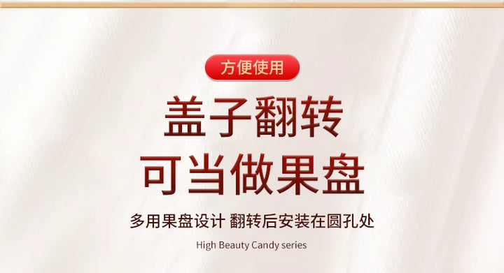 New Year Fruit Plate For Home 2025 New Arrival Living Room Coffee Table Wedding Candy Plate Snack Dried Fruit Storage Box Fruit Plate - Eagle 