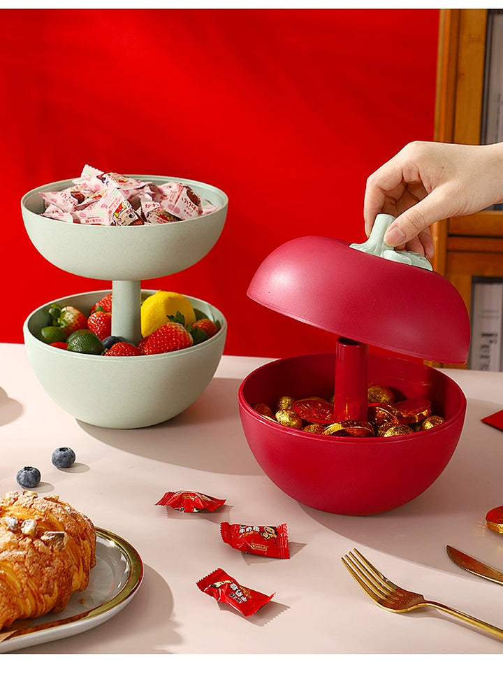 New Year Fruit Plate For Home 2025 New Arrival Living Room Coffee Table Wedding Candy Plate Snack Dried Fruit Storage Box Fruit Plate - Eagle 