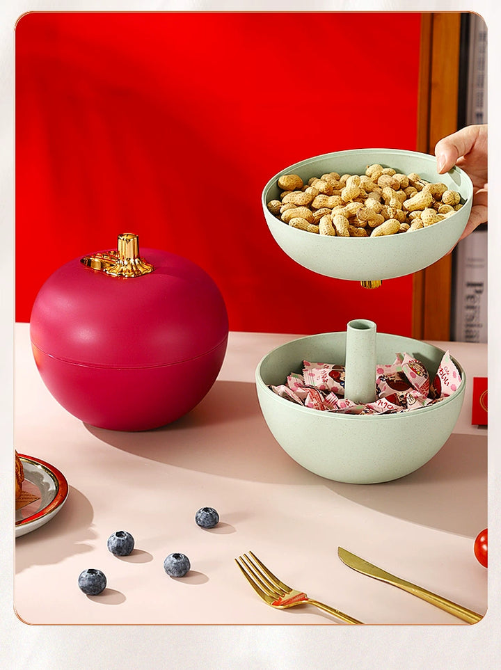 New Year Fruit Plate For Home 2025 New Arrival Living Room Coffee Table Wedding Candy Plate Snack Dried Fruit Storage Box Fruit Plate - Eagle 