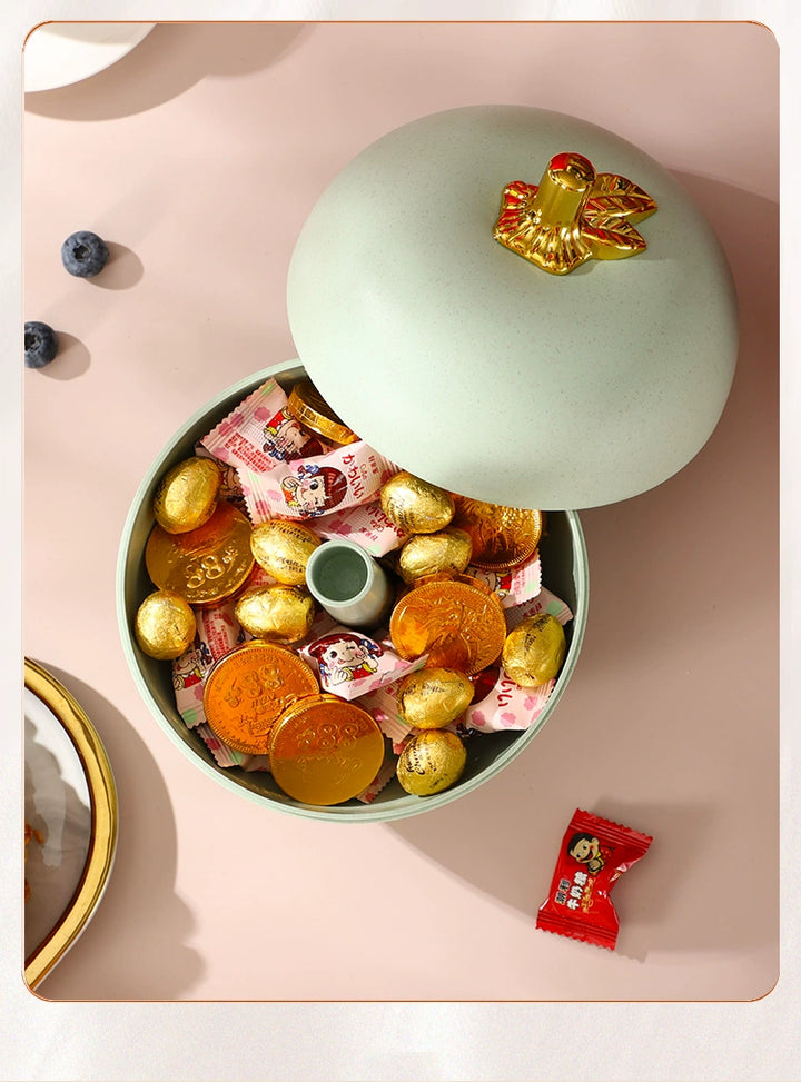 New Year Fruit Plate For Home 2025 New Arrival Living Room Coffee Table Wedding Candy Plate Snack Dried Fruit Storage Box Fruit Plate - Eagle 