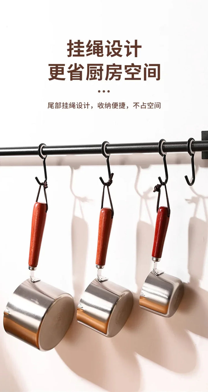 Multi Functional Stainless Steel Hot Oil Special Small Pot Mini Overflow Pot Household Mini Auxiliary Food Oil Splash Small Pot - Eagle 