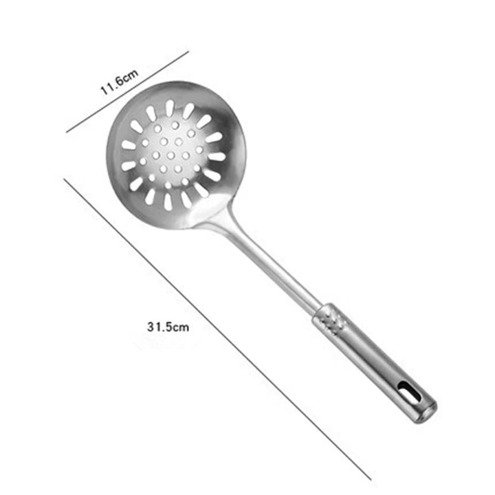 Kitchen Stainless Steel Korean Style Kitchenware Pots Set Cooking Tableware Food Rice Soup Spoon Colander Spatula Accessories - Eagle 