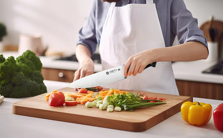 15 PCS Kitchen Knife Set With Built-in Knife Sharpener Block, Professional Stainless Steel Knife Set With Built - Eagle 