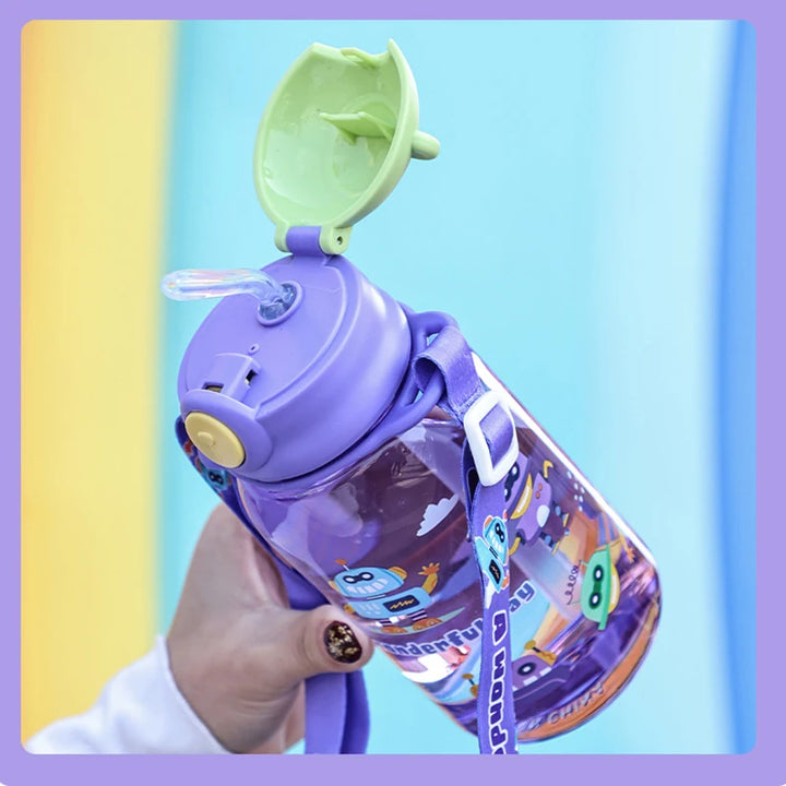 Kids Sippy Cup Water Bottle with Straw - Eagle 