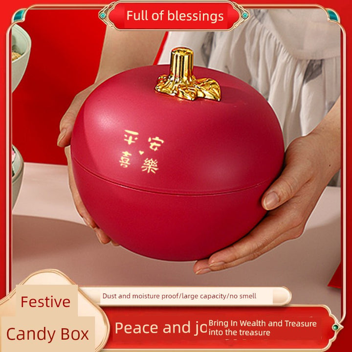 New Year Fruit Plate For Home 2025 New Arrival Living Room Coffee Table Wedding Candy Plate Snack Dried Fruit Storage Box Fruit Plate - Eagle 