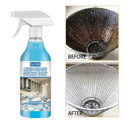Kitchen Counter Deep Cleaning Spray Multi-Purpose Kitchen Cleaner Kitchen Oil Stains Cleaner Quick Remove Oil Grease Degreaser