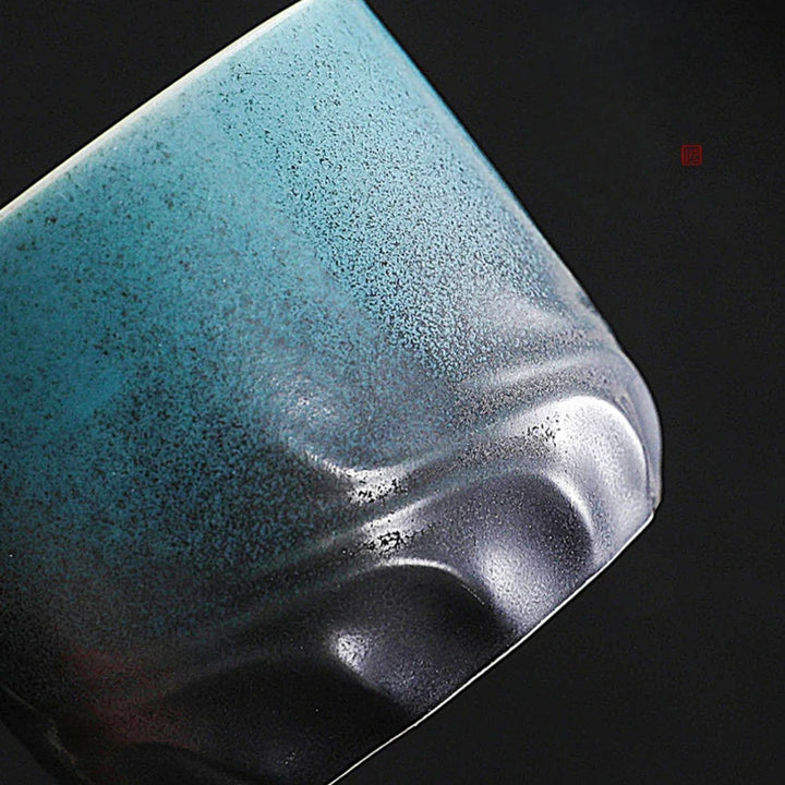 Creative Handmade Exquisite Coffee Cup Vintage Coffee Cup With Wooden Handle Mug Cups Mugs Drinkware Kitchen Dining Bar Home - Eagle 