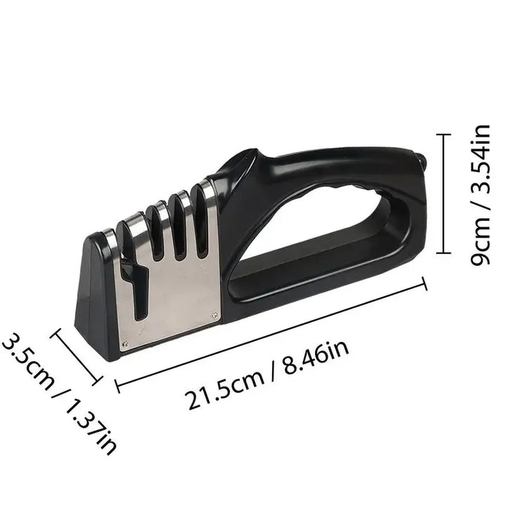 4-Stage Kitchen Knife Sharpener with Non-Slip Base - Eagle 