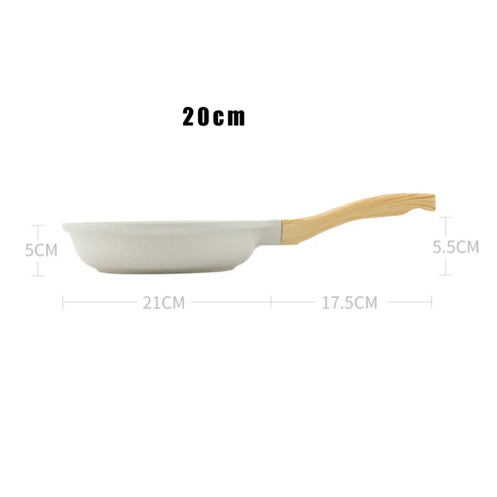 Durable Frying Pan Wok Pan Non-stick Ceramic Pot Induction Gas Stove Universal Cookware Steak Cooking Saucepan Nonstick Pan - Eagle 