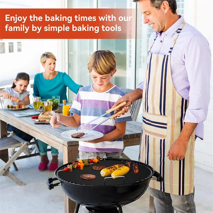 Oven Liners for Bottom of Electric Gas Oven Reusable Non-Stick Teflon Protector Mat Heat Resistant Grill Mats - Eagle 