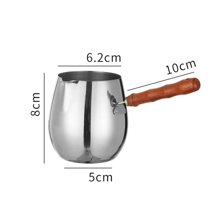 Turkish Coffee Pot Stainless Steel Coffee Maker with Long Handle Long Handle Coffee Moka Pot Kitchen Tools - Eagle 