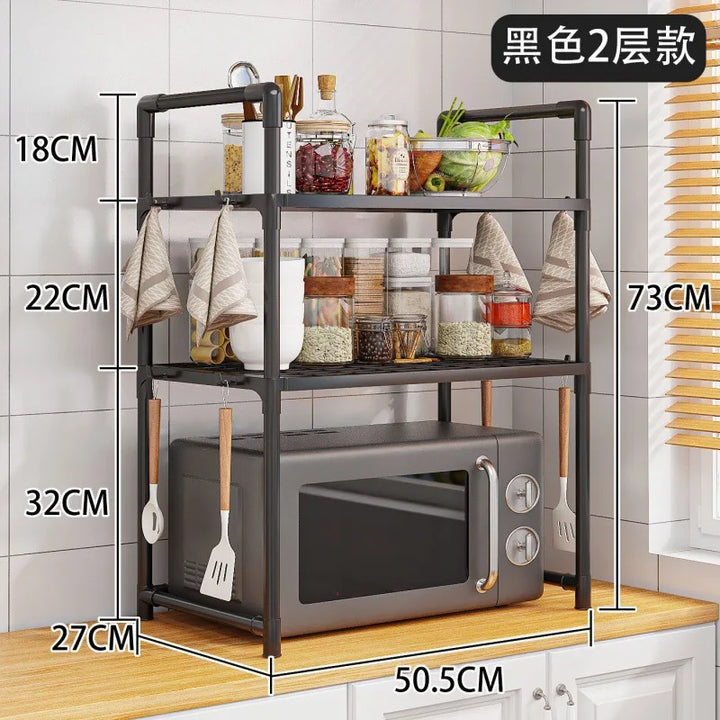 Multi-Tier Kitchen Storage & Microwave Rack - Eagle 
