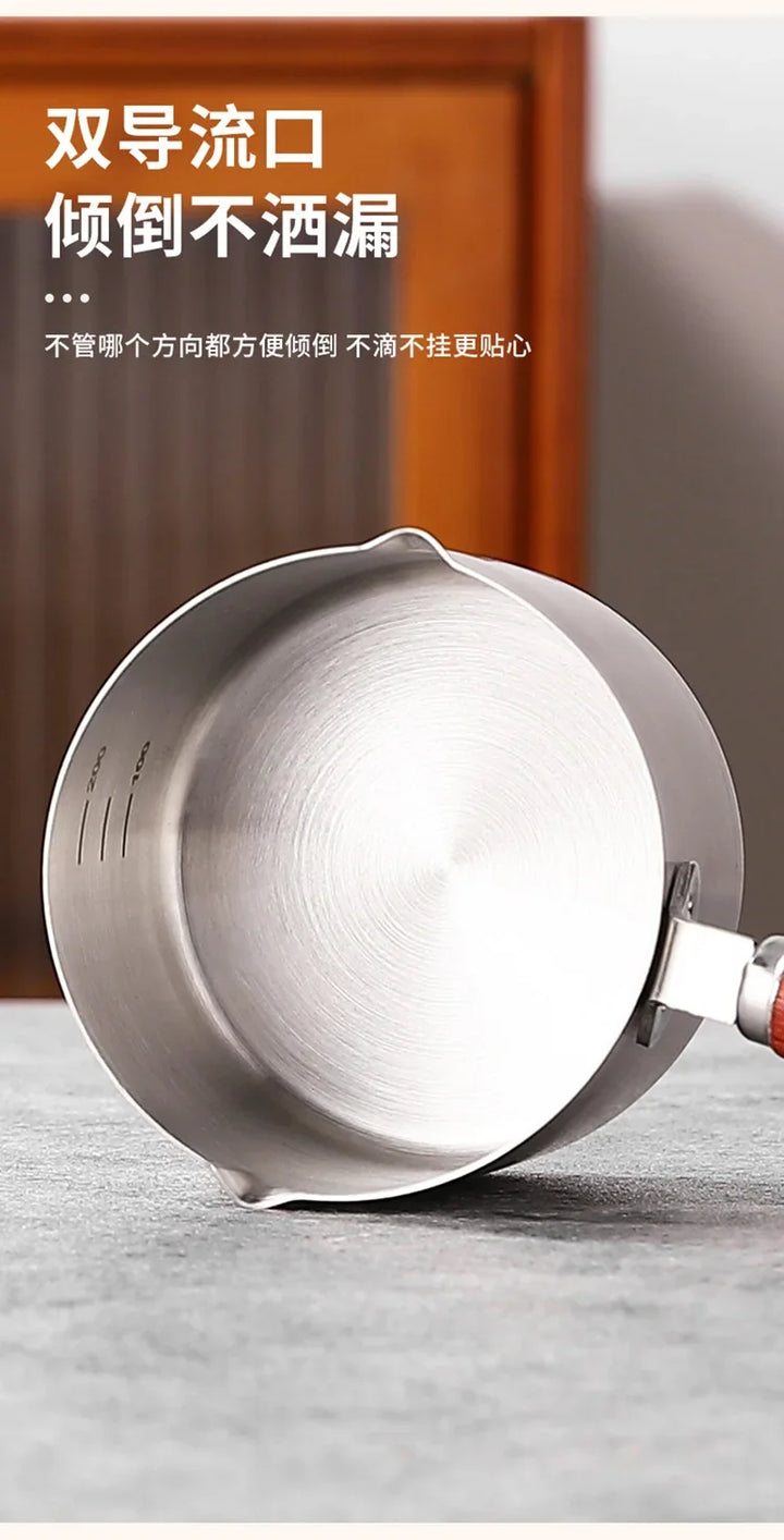 Multi Functional Stainless Steel Hot Oil Special Small Pot Mini Overflow Pot Household Mini Auxiliary Food Oil Splash Small Pot - Eagle 