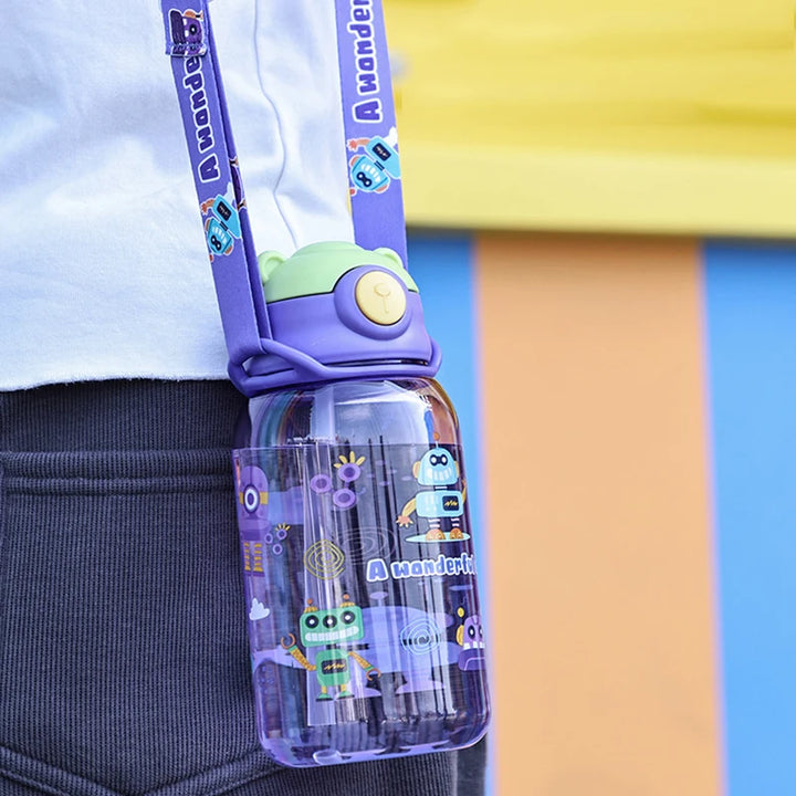 Kids Sippy Cup Water Bottle with Straw - Eagle 