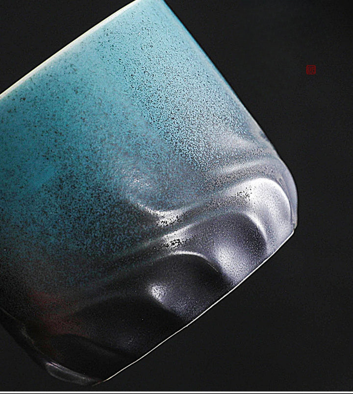 Creative Handmade Exquisite Coffee Cup Vintage Coffee Cup With Wooden Handle Mug Cups Mugs Drinkware Kitchen Dining Bar Home - Eagle 