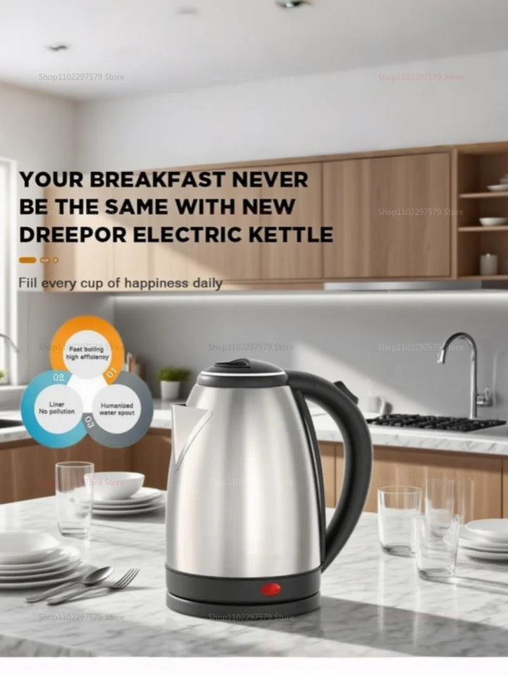 Smart Stainless Steel Electric Kettle – Durable & Rust-Proof - Eagle 