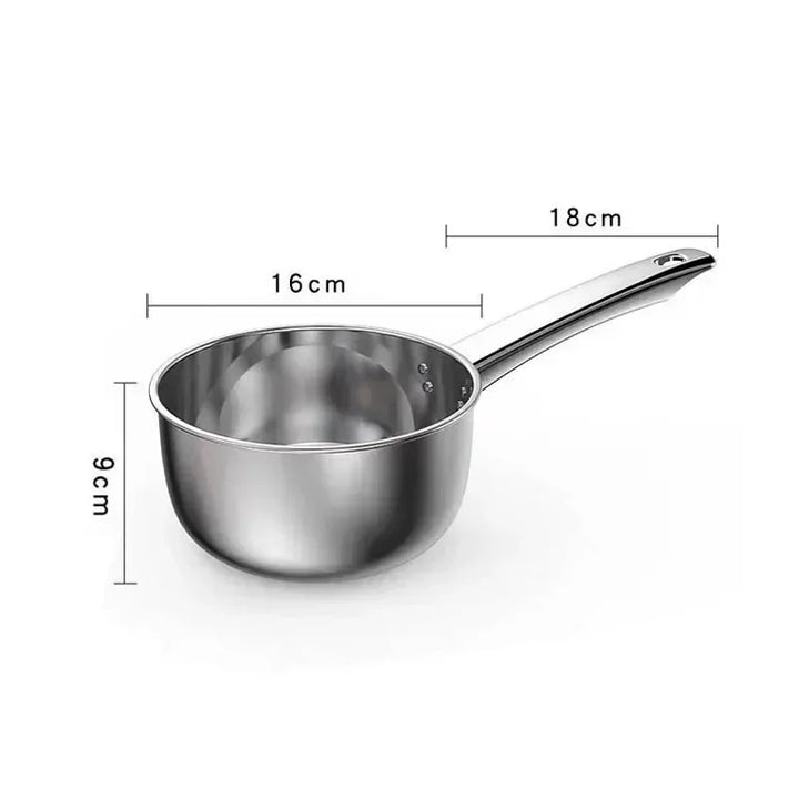 Stainless Steel Pan Pot Thickening Non-stick Suop Pan With Handle Milk Pot Hot Pot Household Cooking Tools Kitchen Utensils - Eagle 