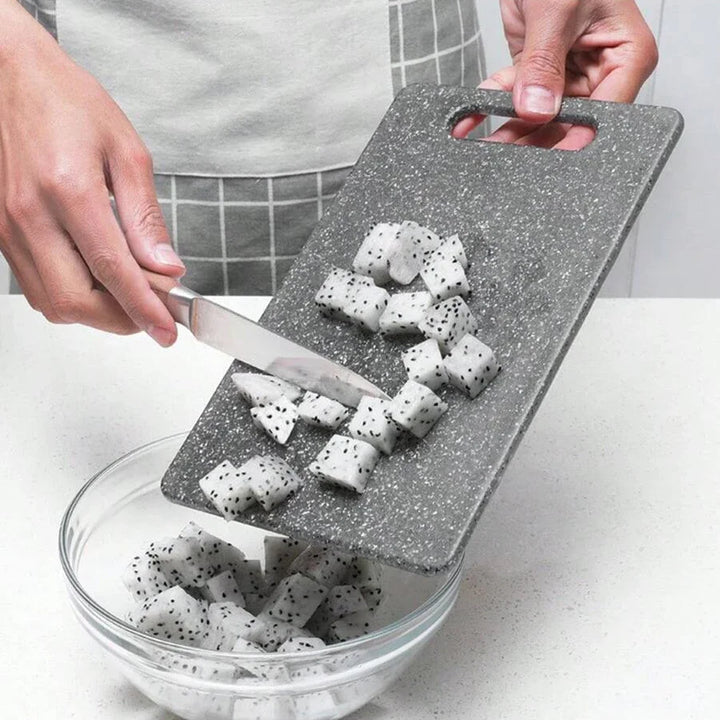 Marble Texture PP Cutting Board Antibacterial and Mildew Cutting Board Kitchen Vegetable Cutting Board Dishwasher Safe - Eagle 