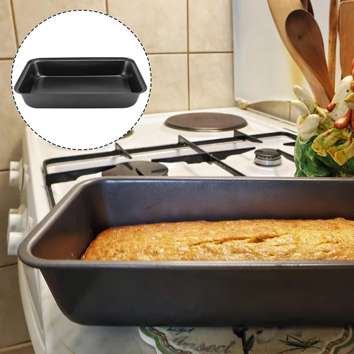 1Pc Nonstick Cake Pan Rectangular Casserole Pans Casserole Baking Pan Lasagna Container Carbon Steel Baking Pan - Eagle 