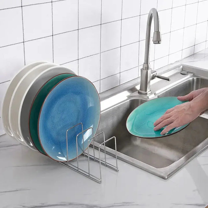 Stainless Steel Kitchen Dish & Bowl Organizer Rack - Eagle 