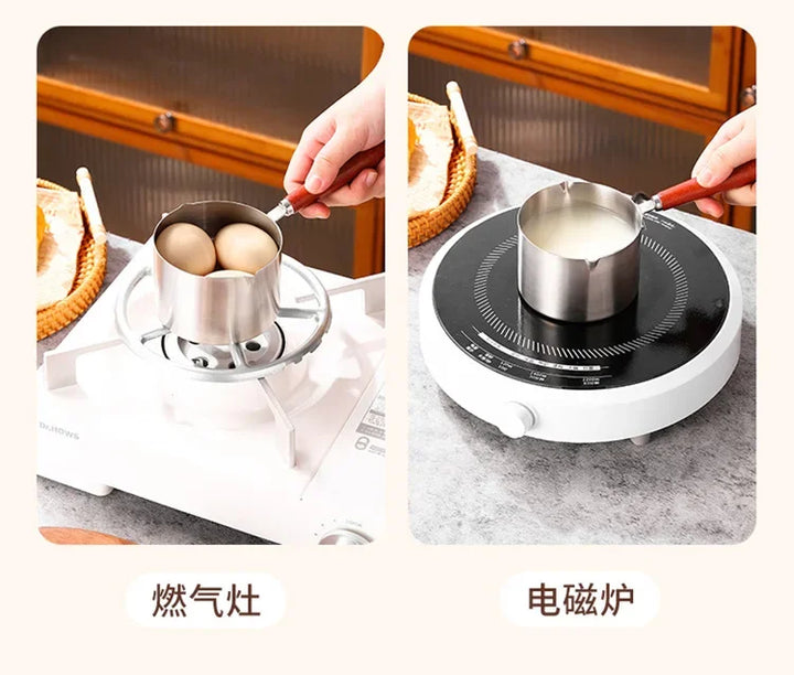 Multi Functional Stainless Steel Hot Oil Special Small Pot Mini Overflow Pot Household Mini Auxiliary Food Oil Splash Small Pot - Eagle 