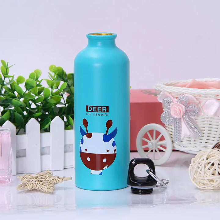 Kids Portable Sports Water Bottle with Animal Design - Eagle 