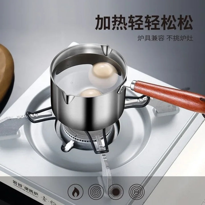 Multi Functional Stainless Steel Hot Oil Special Small Pot Mini Overflow Pot Household Mini Auxiliary Food Oil Splash Small Pot - Eagle 