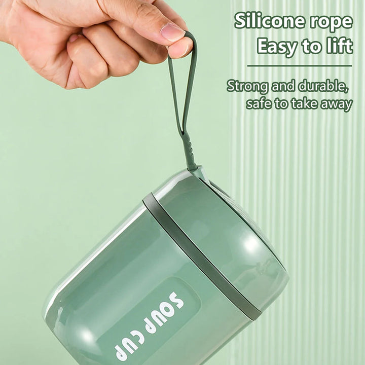 Stainless Steel Food Flask with Spoon - Eagle 