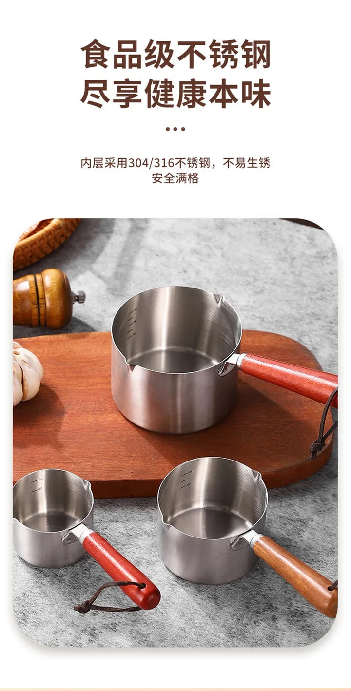 Multi Functional Stainless Steel Hot Oil Special Small Pot Mini Overflow Pot Household Mini Auxiliary Food Oil Splash Small Pot - Eagle 