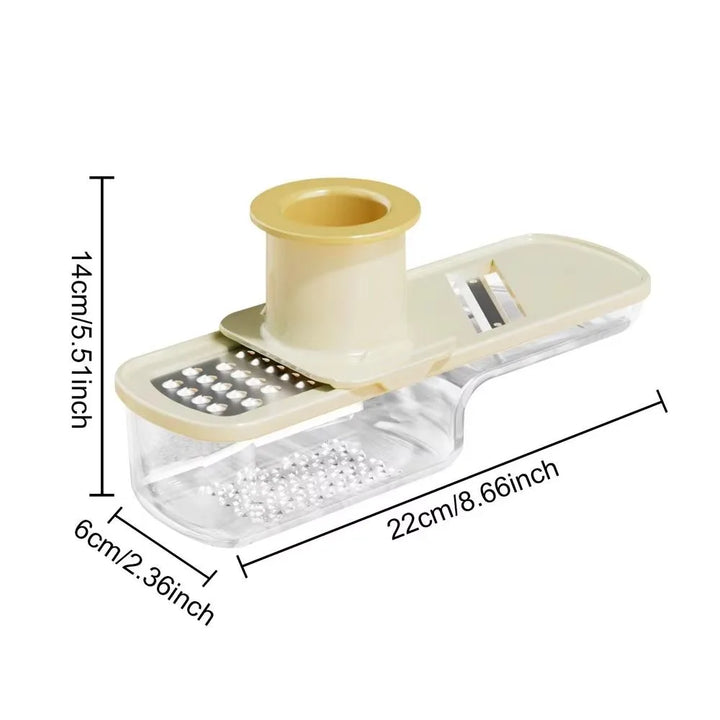 Duarble Adjustable 6 in 1 Veggie Slicer Multifunctional Manual Operation Vegetable Cutter Stainless Steel Julienne Shredder - Eagle 