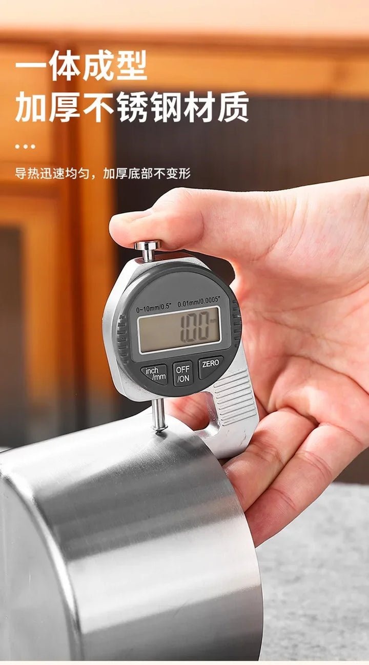 Multi Functional Stainless Steel Hot Oil Special Small Pot Mini Overflow Pot Household Mini Auxiliary Food Oil Splash Small Pot - Eagle 