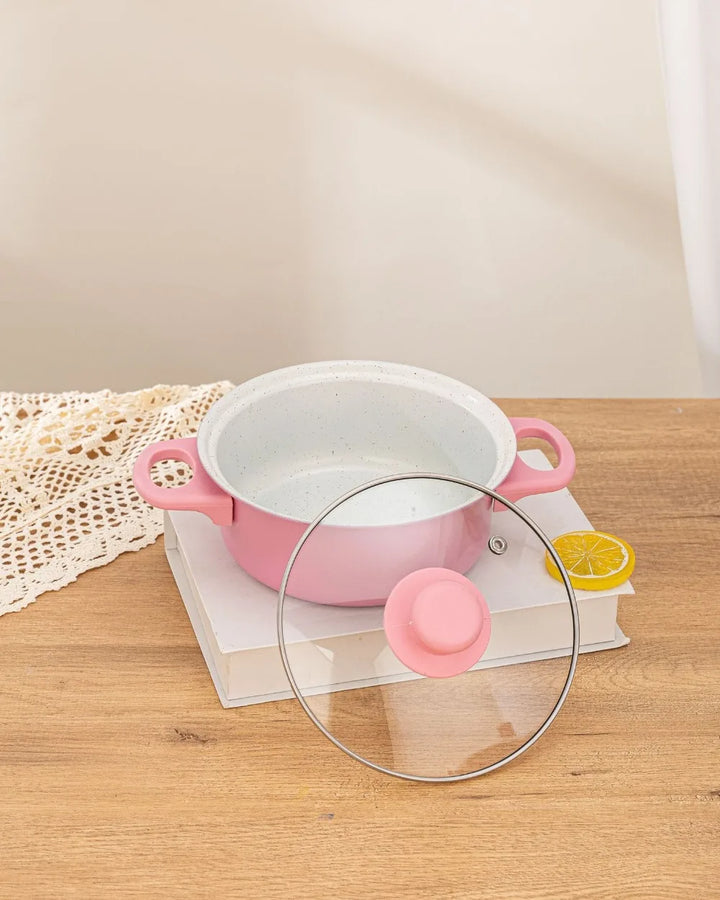 13pcs Durable Non Stick Cookware Set Multifunctional Kitchen Utensil Soup Milk Pot Maifanstone Frying Pan Household - Eagle 