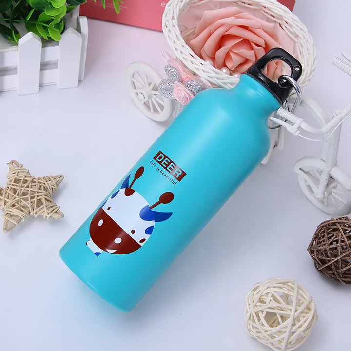 Kids Portable Sports Water Bottle with Animal Design - Eagle 