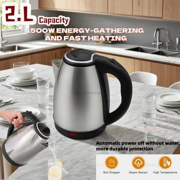Smart Stainless Steel Electric Kettle – Durable & Rust-Proof - Eagle 