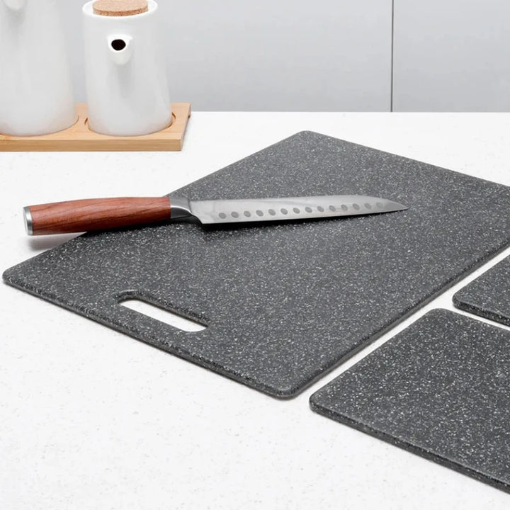 Marble Texture PP Cutting Board Antibacterial and Mildew Cutting Board Kitchen Vegetable Cutting Board Dishwasher Safe - Eagle 