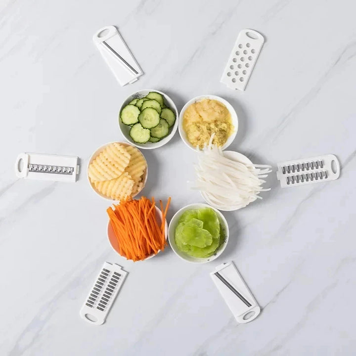 9 in 1 Vegetable Cutter Multi-Functional Potatoes Manually Cut Shred Slicer Grater Kitchenware Acceesories Tools - Eagle 