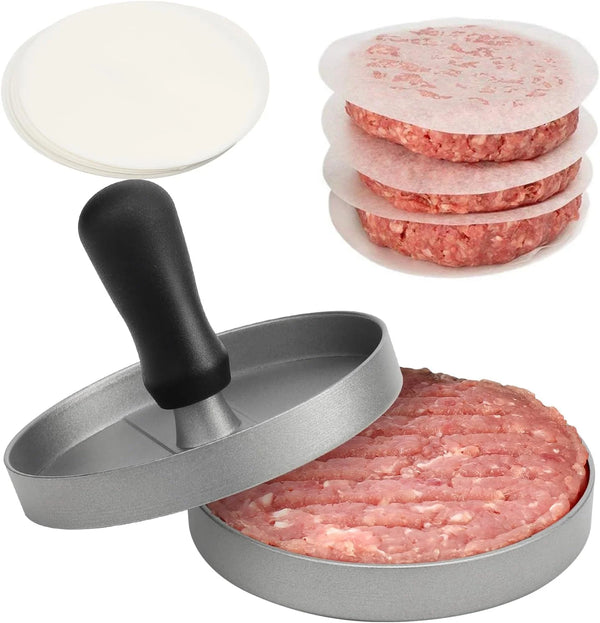Burger Press Hamburger Meat Tool Patty Maker Aluminum Burger Maker for Kitchen BBQ Grill - Eagle