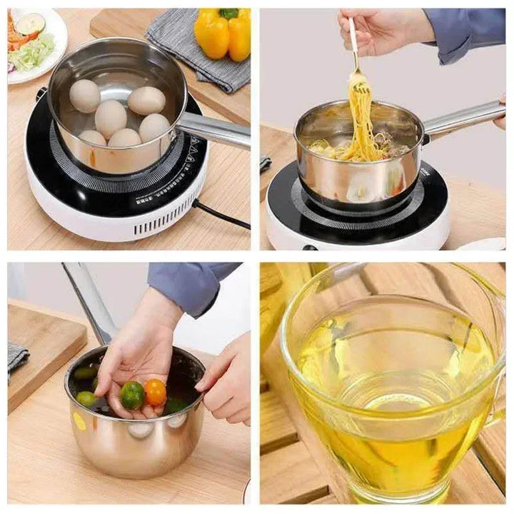 Stainless Steel Pan Pot Thickening Non-stick Suop Pan With Handle Milk Pot Hot Pot Household Cooking Tools Kitchen Utensils - Eagle 