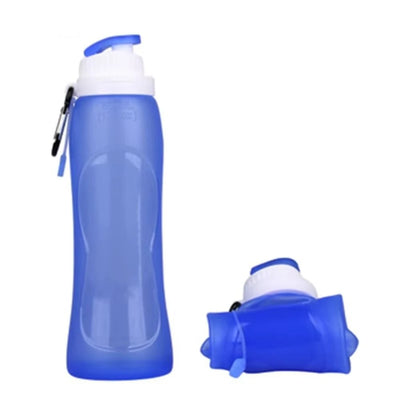 320/500ML Collapsible Water Bottles Food Grade Soft Flask Outdoor Foldable Cups Lightweight Silicone Cycling Drinking Bottles