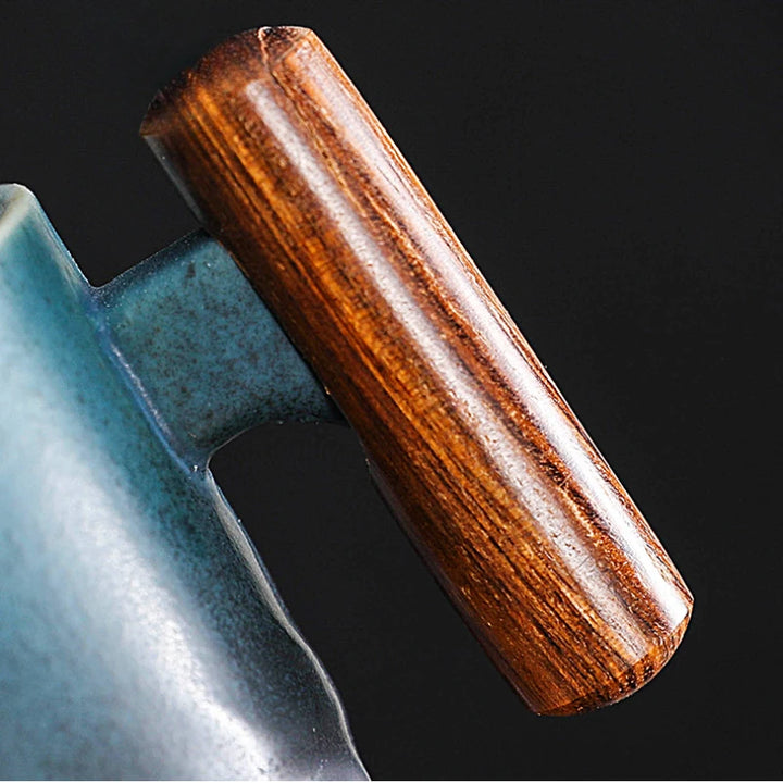 Creative Handmade Exquisite Coffee Cup Vintage Coffee Cup With Wooden Handle Mug Cups Mugs Drinkware Kitchen Dining Bar Home - Eagle 